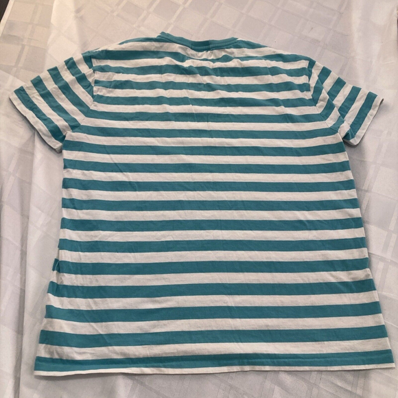 Polo Youth Ralph Lauren Stripped T-shirt Size Large Tees Short Sleeve Slim Fit - Picture 8 of 10